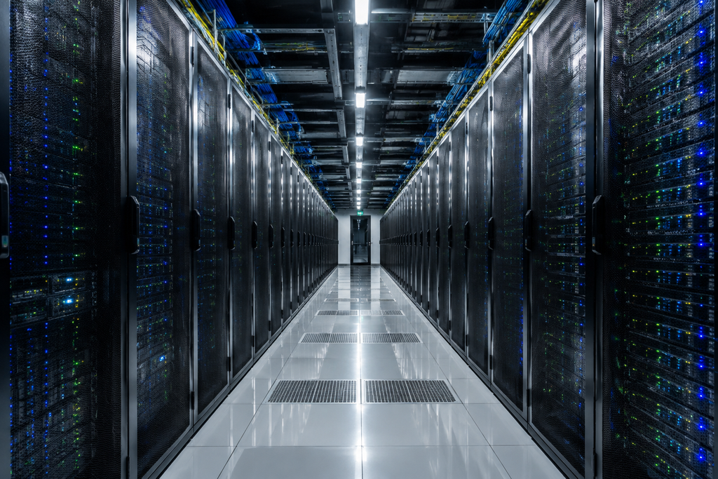 Stagnan, Tiga Tahun RI Tanpa Unicorn Startup Baru Sejak 2023 5 Lorong fasilitas pusat data server AI modern bertenaga energi bersih sebagai target baru investasi modal ventura.