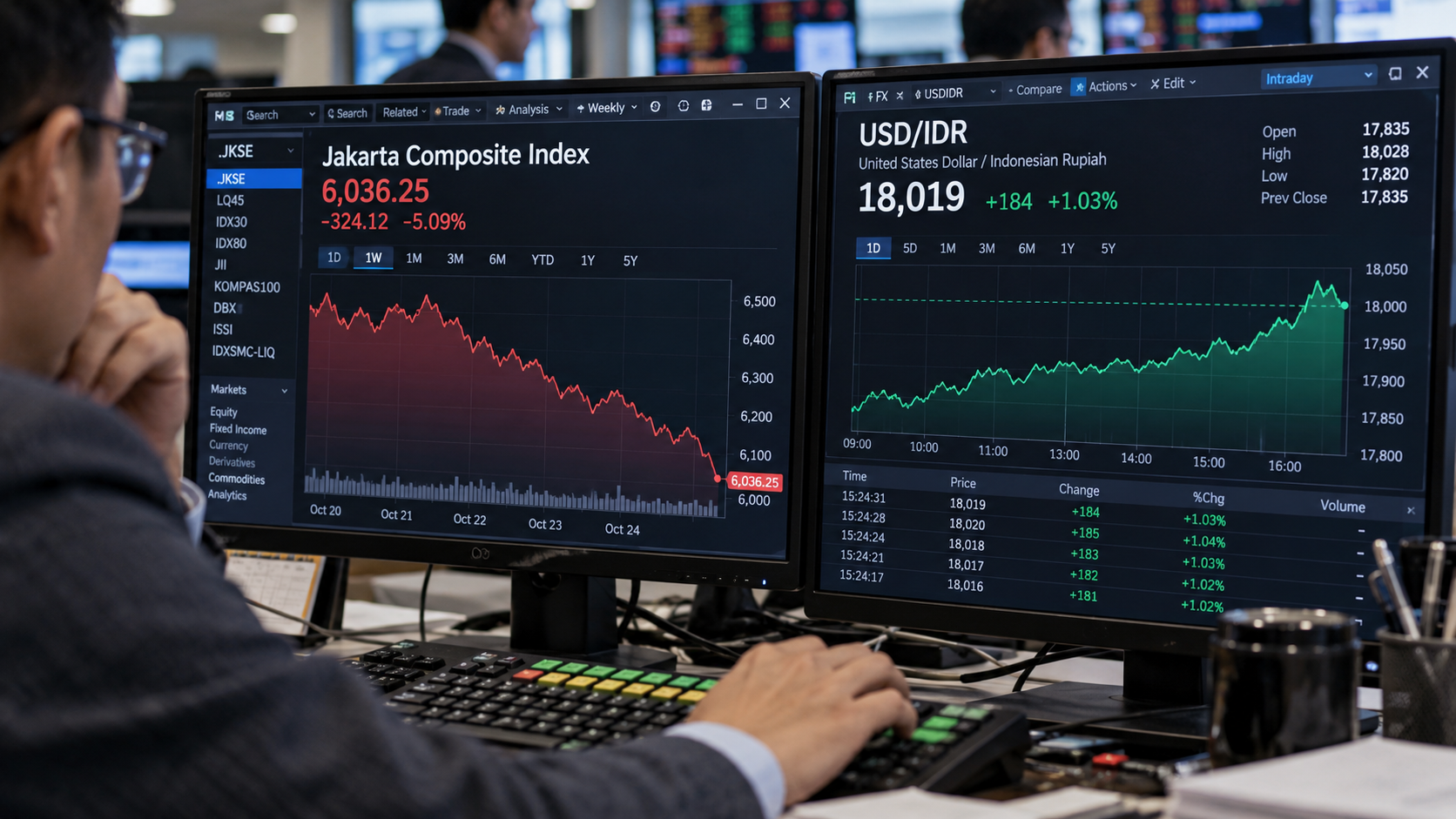 IHSG Turun Rupiah Melemah Rp18 Ribu, Cek Analisis Portofolio